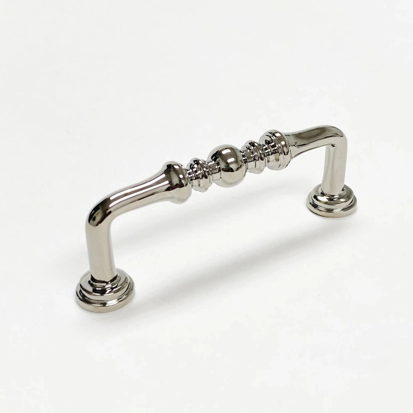 Polished Nickel "Heritage" Cabinet Drawer Pulls - Kitchen Drawer Handles - Forge Hardware Studio