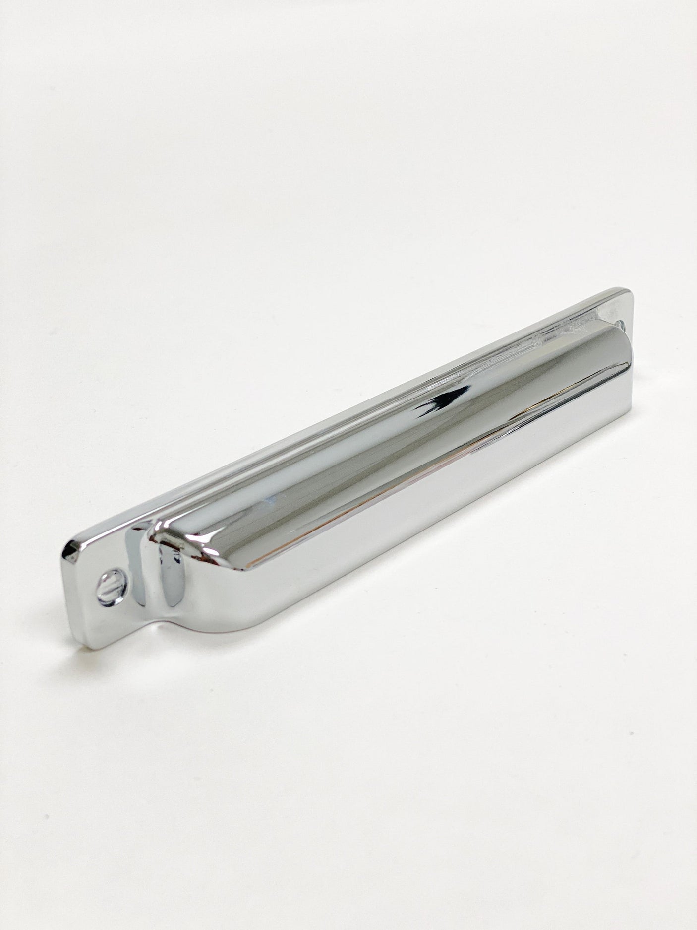 Square Cup "Kira" Polished Chrome Drawer Pulls