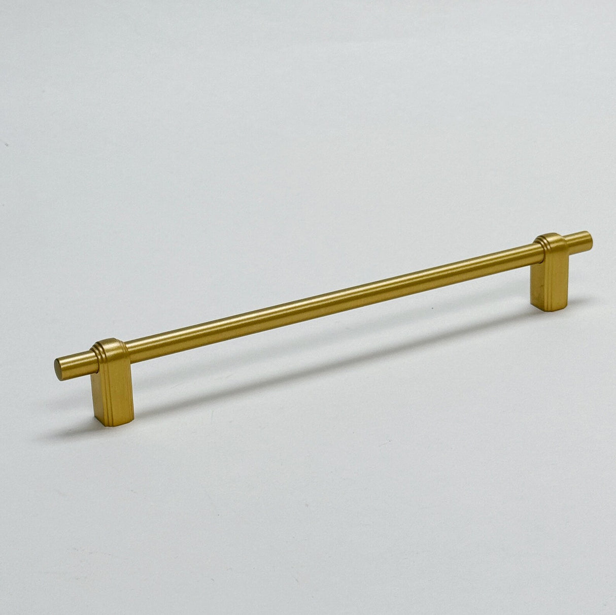 Satin Brass "Elliott" Drawer Pulls and Cabinet Knobs - Forge Hardware Studio