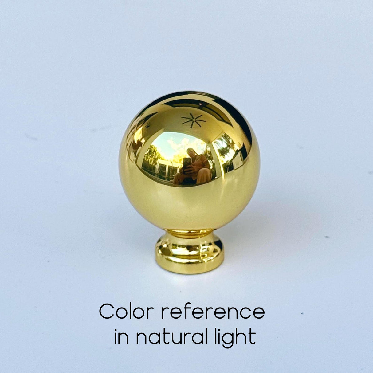 Antique Gold "Knurled" Round Glass Shower Knob - Industry Hardware