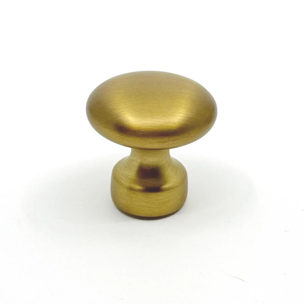 Dark Brushed Gold "Baron" Cup Pull and Knobs - Euro • Knobs