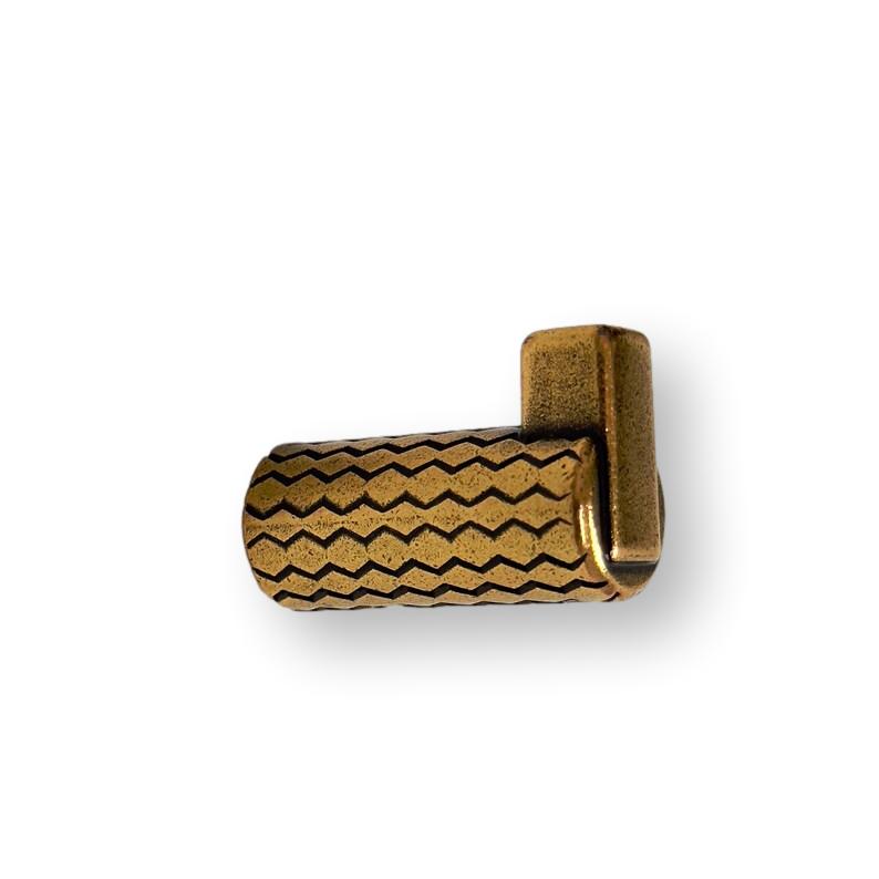 Antique Brass "Venice" Modern Wall Hat and Coat Hook