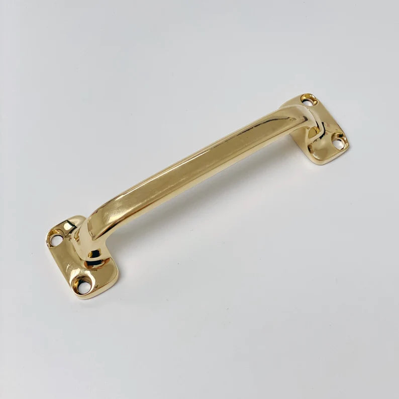 Unlacquered Brass Classic Drawer and Window Pull