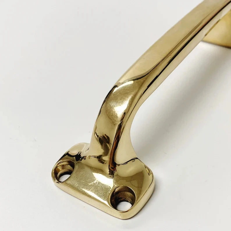 Unlacquered Brass Classic Drawer and Window Pull