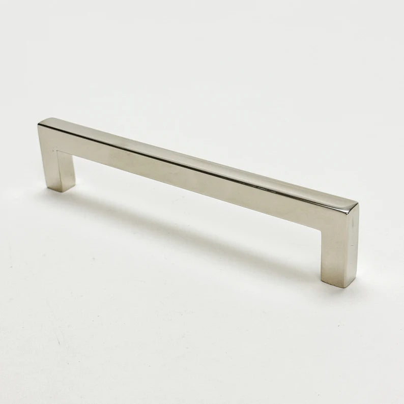 Polished Nickel "Glam" Cabinet Knobs and Drawer Pulls