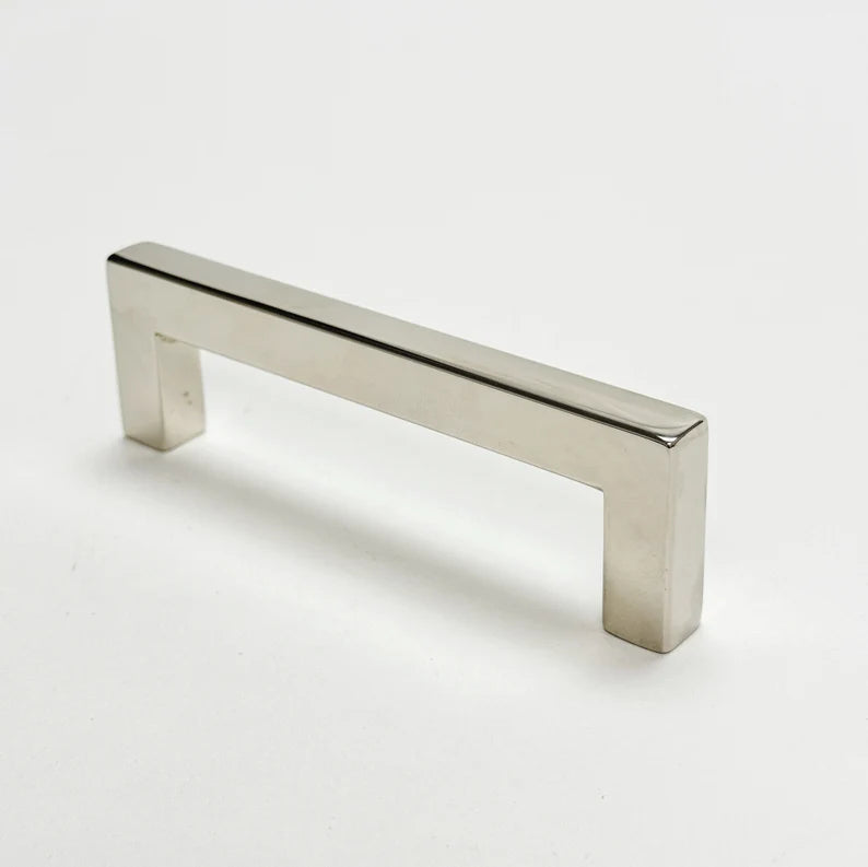 Polished Nickel "Glam" Cabinet Knobs and Drawer Pulls