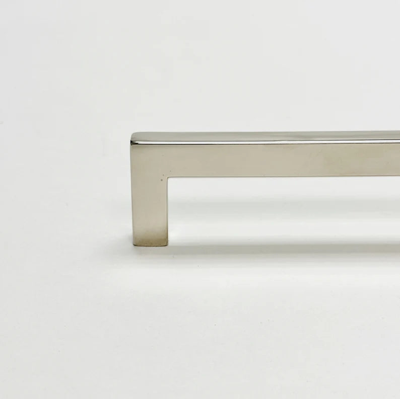 Polished Nickel "Glam" Cabinet Knobs and Drawer Pulls