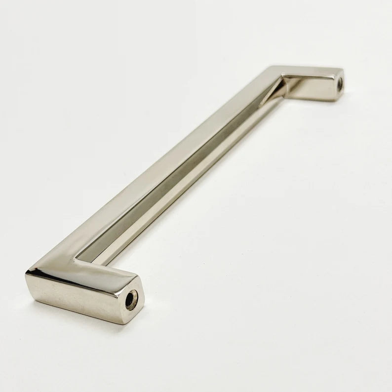 Polished Nickel "Glam" Cabinet Knobs and Drawer Pulls