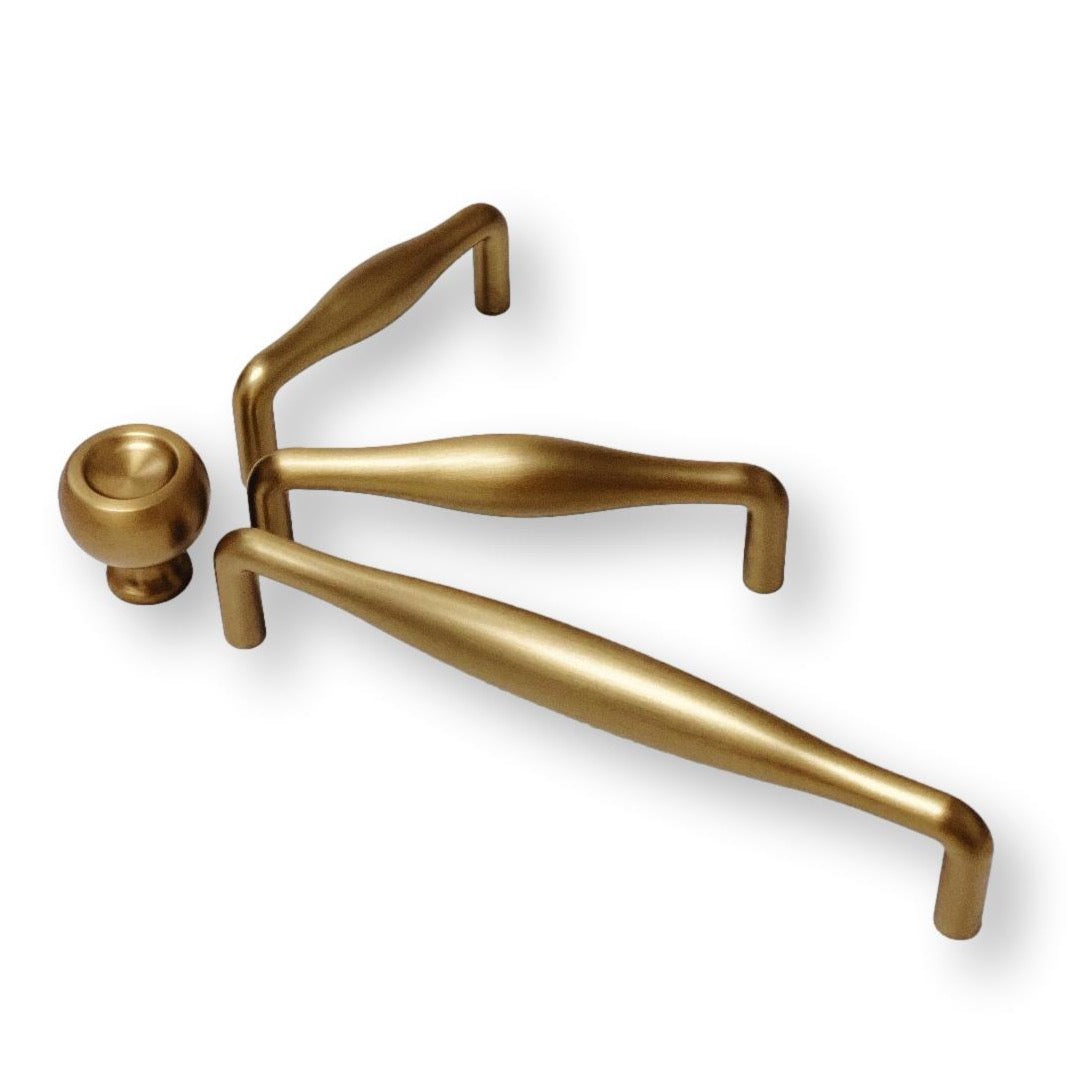 Champagne Bronze "Avenue" Cabinet Knobs and Drawer Pulls - Forge Hardware Studio
