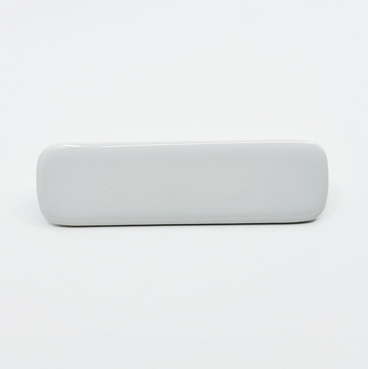 Glossy White "Tabula" Cabinet Knob and Drawer Pull - Euro • Knobs