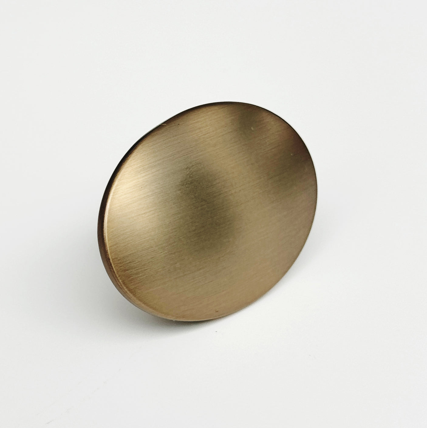 Brushed Bronze "Dome" Oval Cabinet Knob