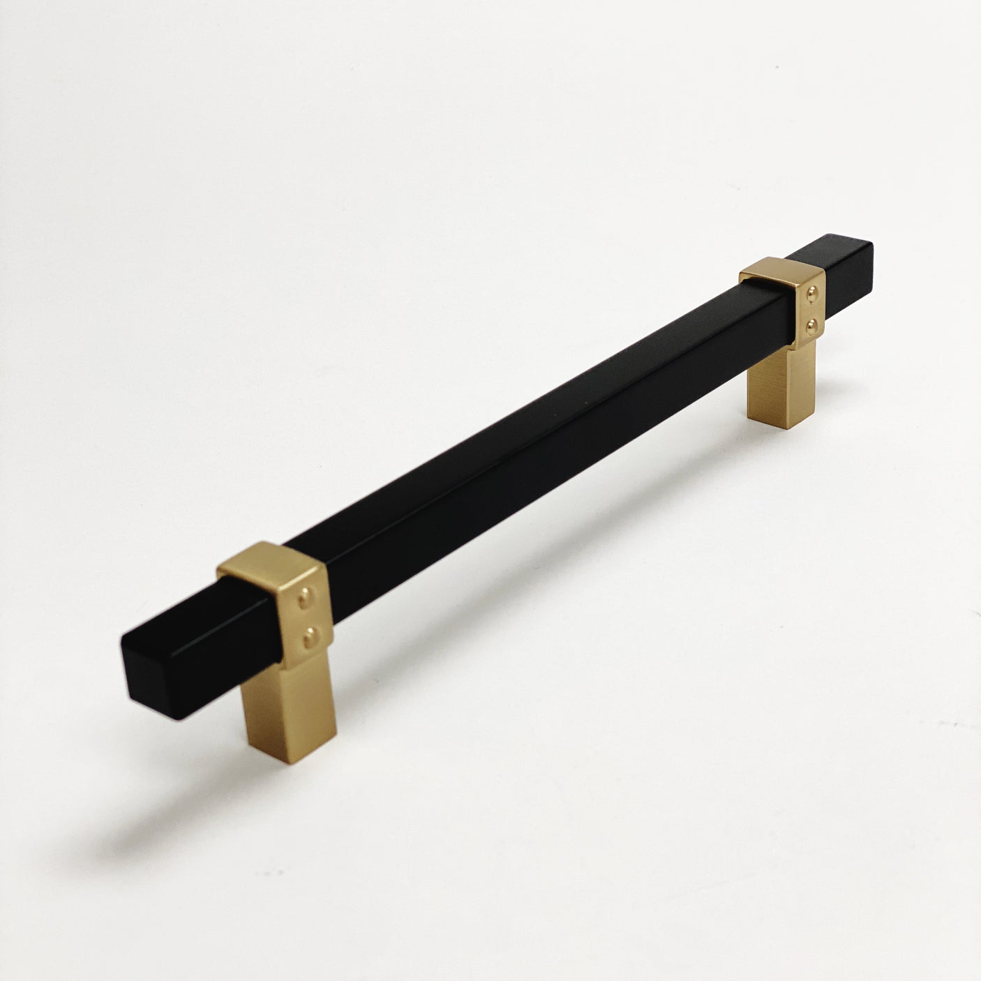 Champagne Bronze and Matte Black "Rio" Dual-Finish Cabinet Knob and Drawer Pulls - Forge Hardware Studio