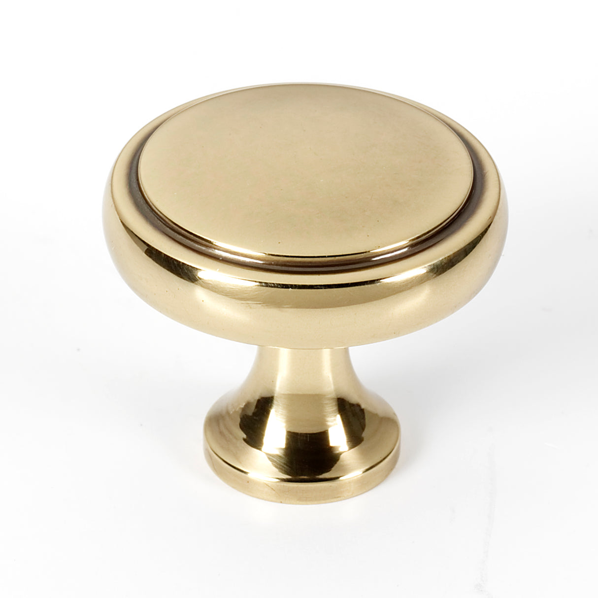 Aged Polished Brass "Solace" Cabinet Knobs and Drawer Pulls - Forge Hardware Studio