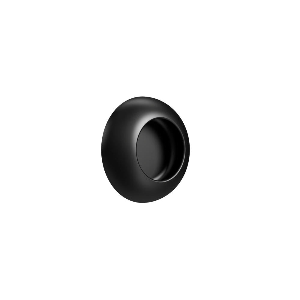 Matte Black "Vibe" Cup Knob and Drawer Pull