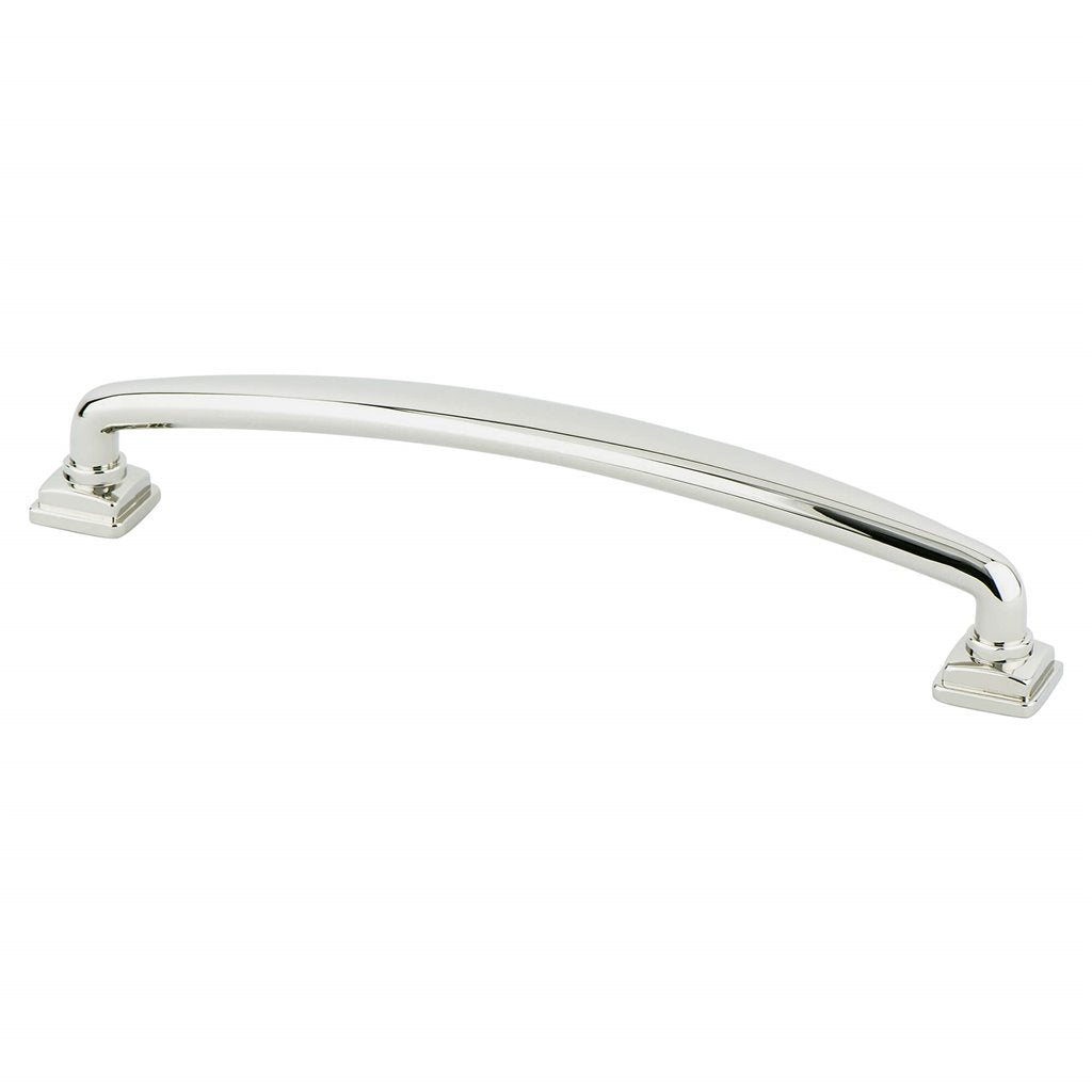 Kelly No.2 Cabinet Drawer Pulls in Polished Nickel - Brass Cabinet Hardware