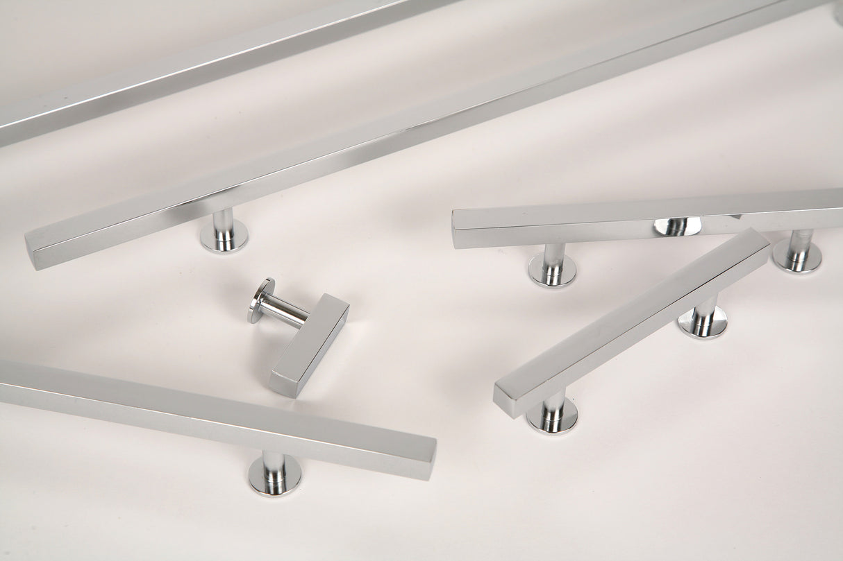 Polished Chrome Lew's Hardware Bar Series - Brass Cabinet Hardware