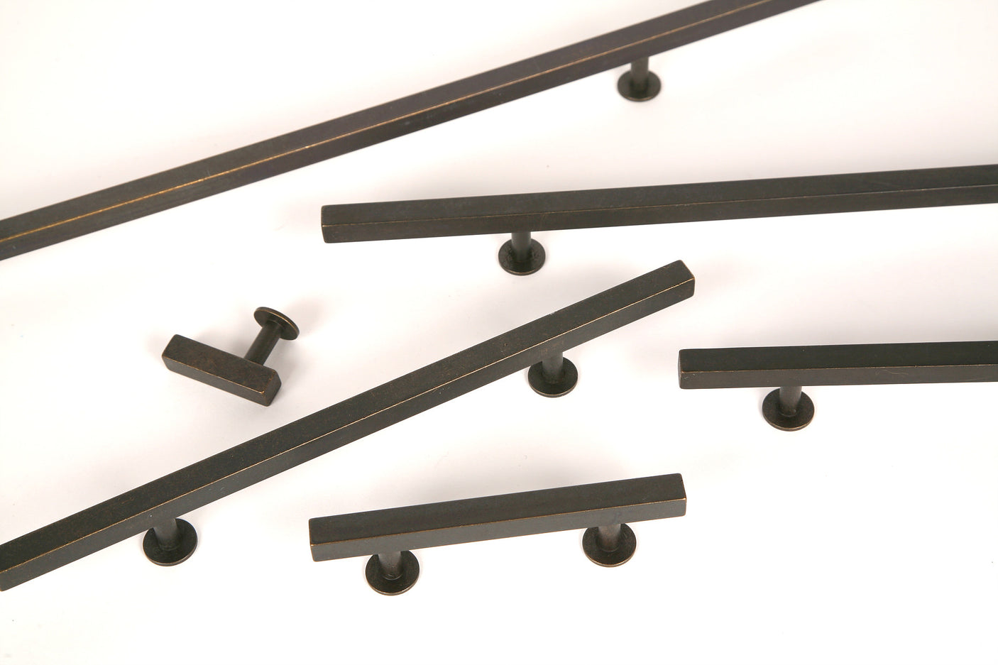 Oil Rubbed Bronze Lew's Hardware Bar Series - Brass Cabinet Hardware