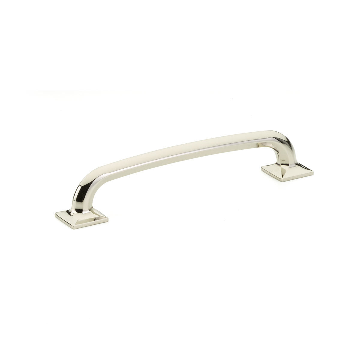 Milli Square Polished Nickel Drawer Pulls - Brass Cabinet Hardware