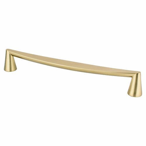 Satin Brass "Core" Drawer Pulls and Knob - Brass Cabinet Hardware