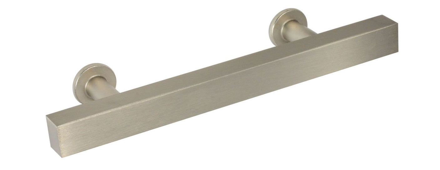 European T-Bar Brushed Drawer Pulls-Cabinet Hardware - Brass Cabinet Hardware