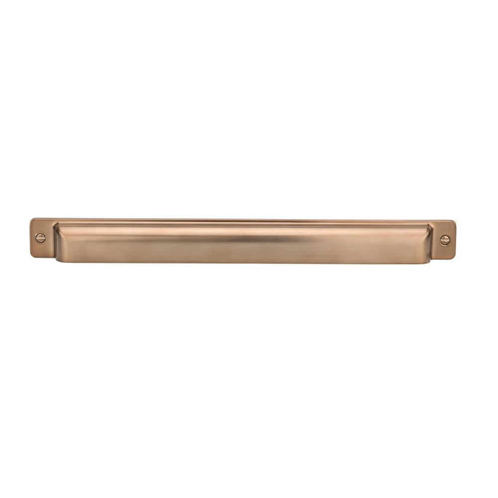 Square Cup Drawer Pulls in Champagne Bronze-Cabinet Handles - Brass Cabinet Hardware