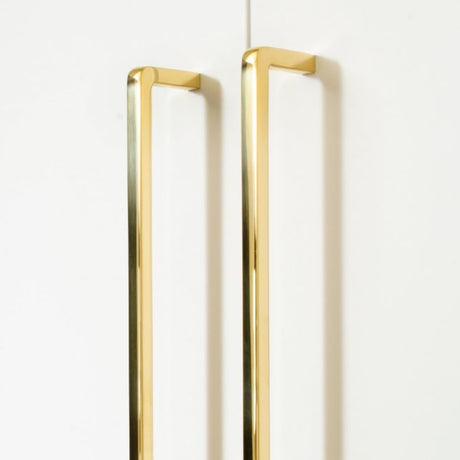 Unlacquered Polished Brass "Lumia" Cabinet Knob and  Drawer Pulls - Forge Hardware Studio