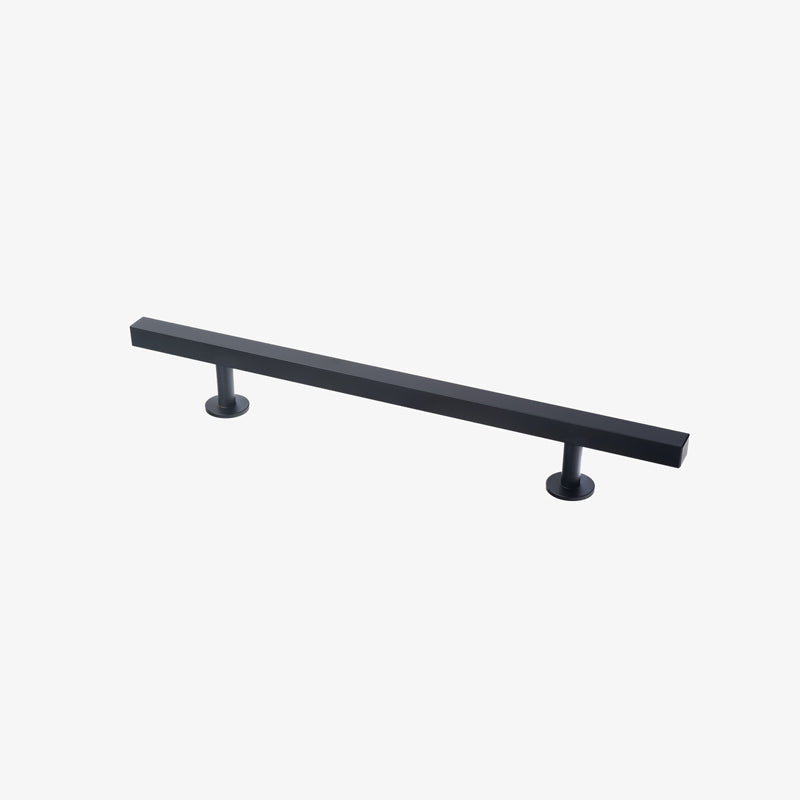 Lew's Square Bar Cabinet Knobs and Handles in Matte Black - Forge Hardware Studio