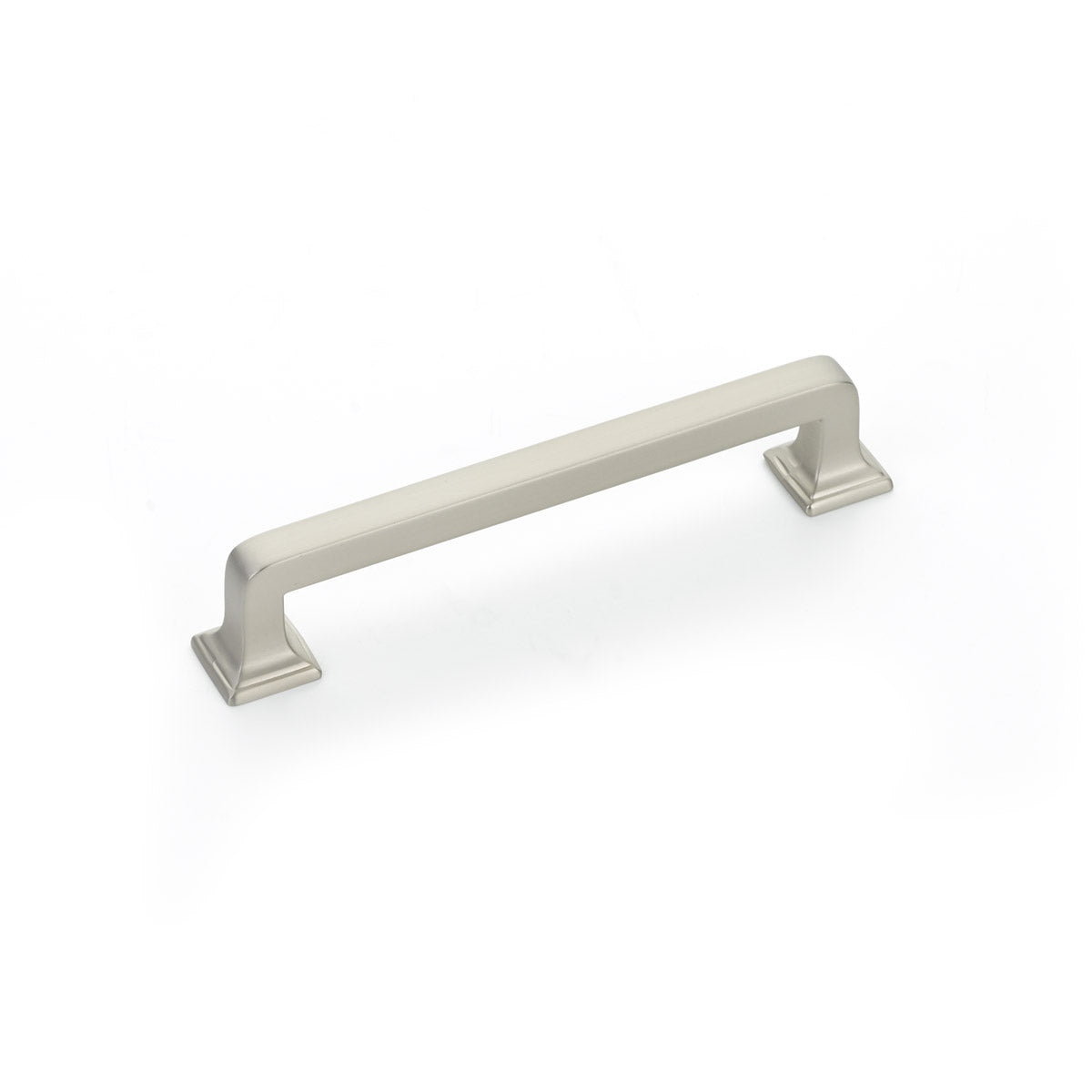 Menlo Park Satin Nickel Cabinet Drawer Pulls - Kitchen Drawer Handles - Brass Cabinet Hardware
