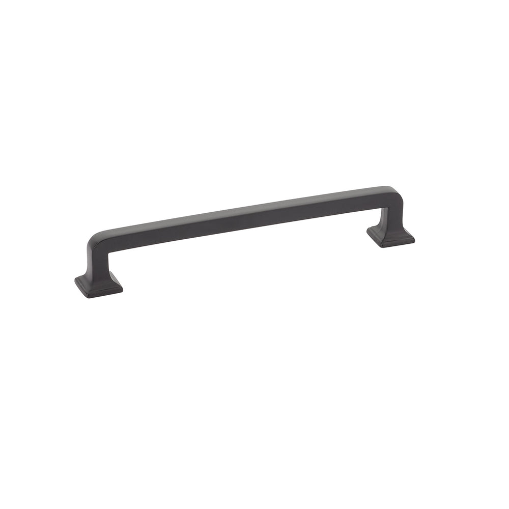 Black Cabinet "Menlo Park" Drawer Pulls Kitchen Drawer Handles - Brass Cabinet Hardware