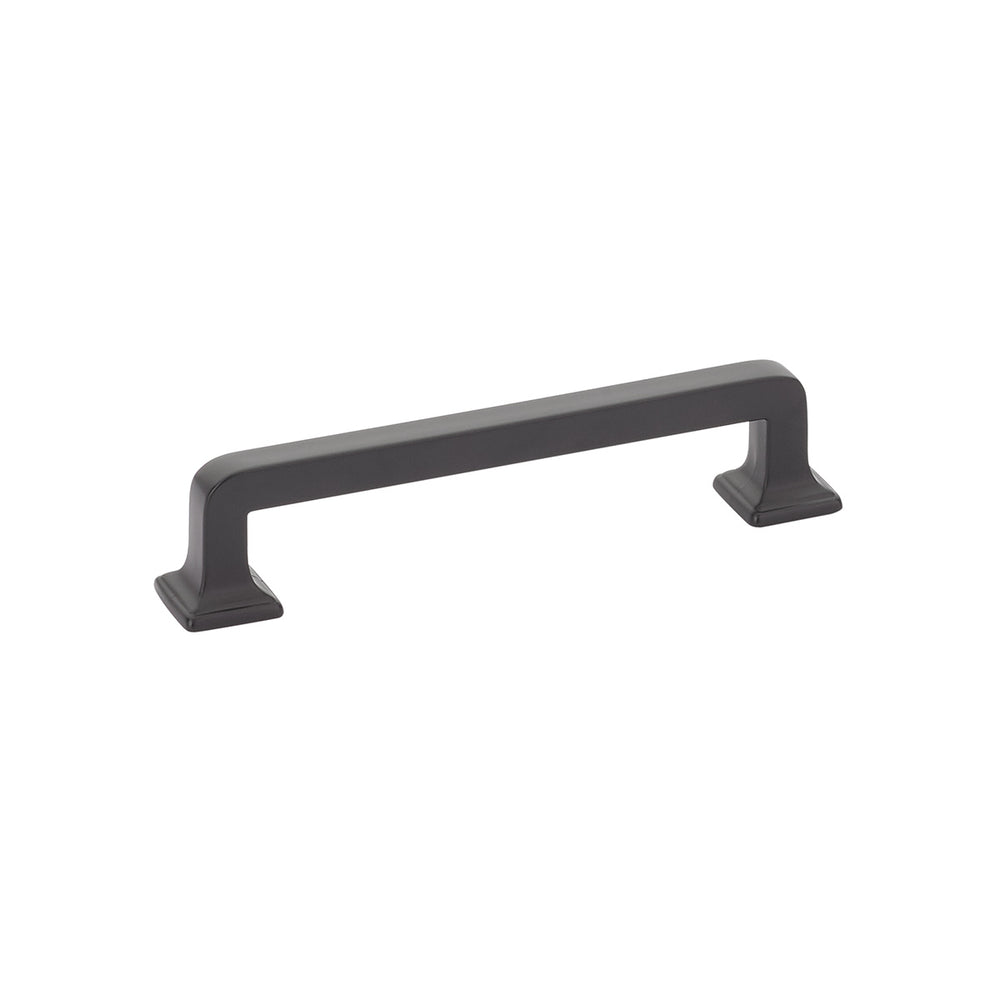Black Cabinet "Menlo Park" Drawer Pulls Kitchen Drawer Handles - Brass Cabinet Hardware