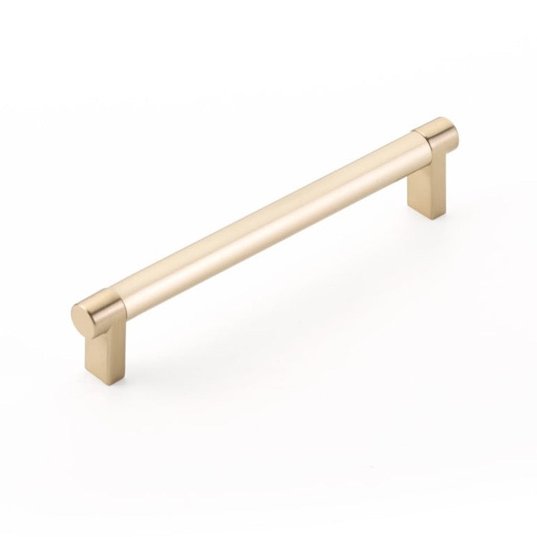 Smooth "Converse No.2" Champagne Bronze Cabinet Knobs and Drawer Pulls - Forge Hardware Studio