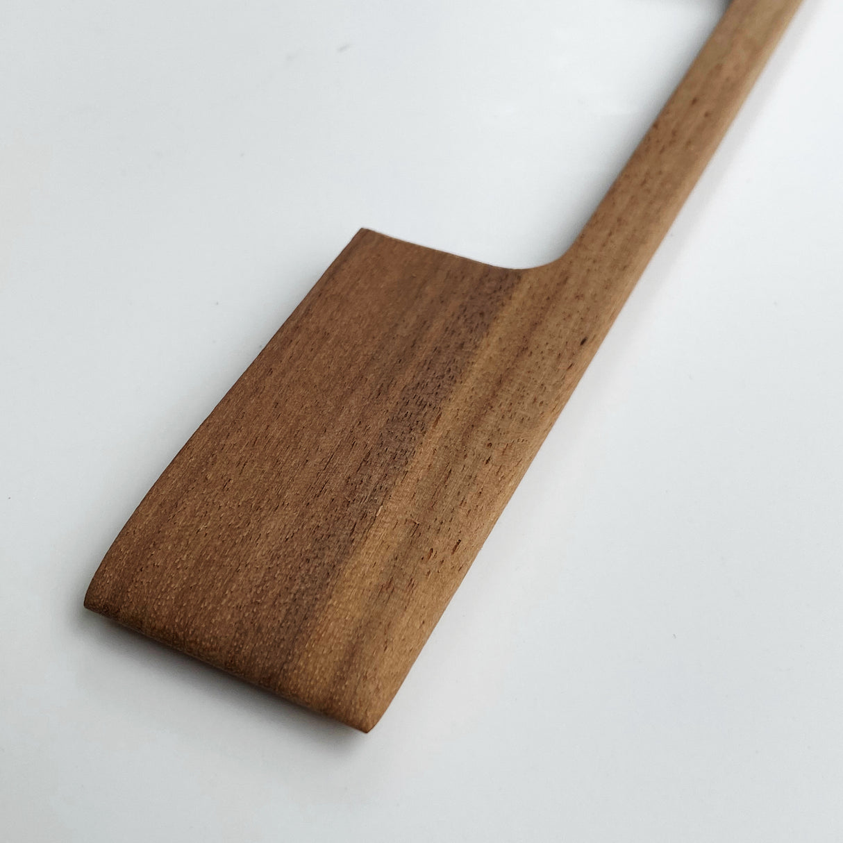 Wood Drawer Pulls Thin Mid-century Modern Cabinet Handles - Forge Hardware Studio