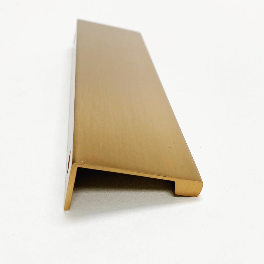 Dina Champagne Bronze Tab Finger Drawer Pulls in Various Sizes - Forge Hardware Studio