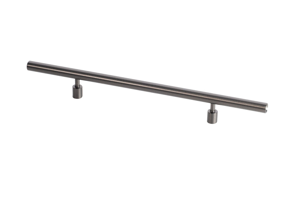 Black Stainless Steel Lew's Hardware Round Bar Series - Brass Cabinet Hardware
