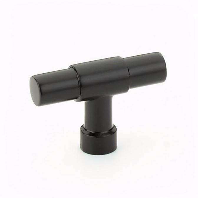 Flat Black "Industry" Cabinet Knobs and Drawer Pulls - Forge Hardware Studio
