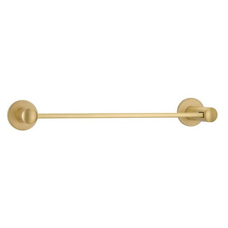 Luxe No. 1 Satin Brass 18" Towel Bar - Brass Cabinet Hardware