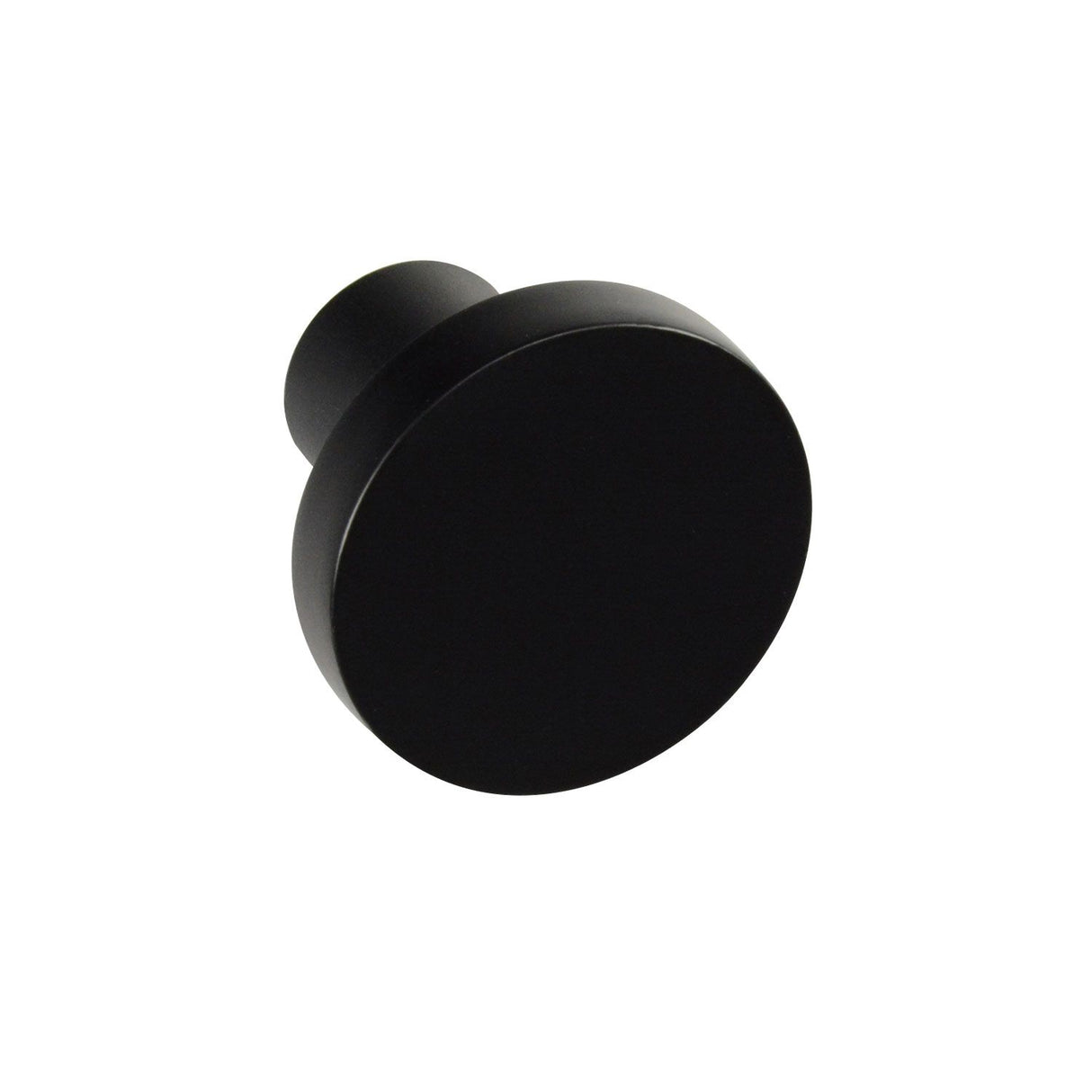European T-Bar Matte Black Knobs and Drawer Pulls - Brass Cabinet Hardware