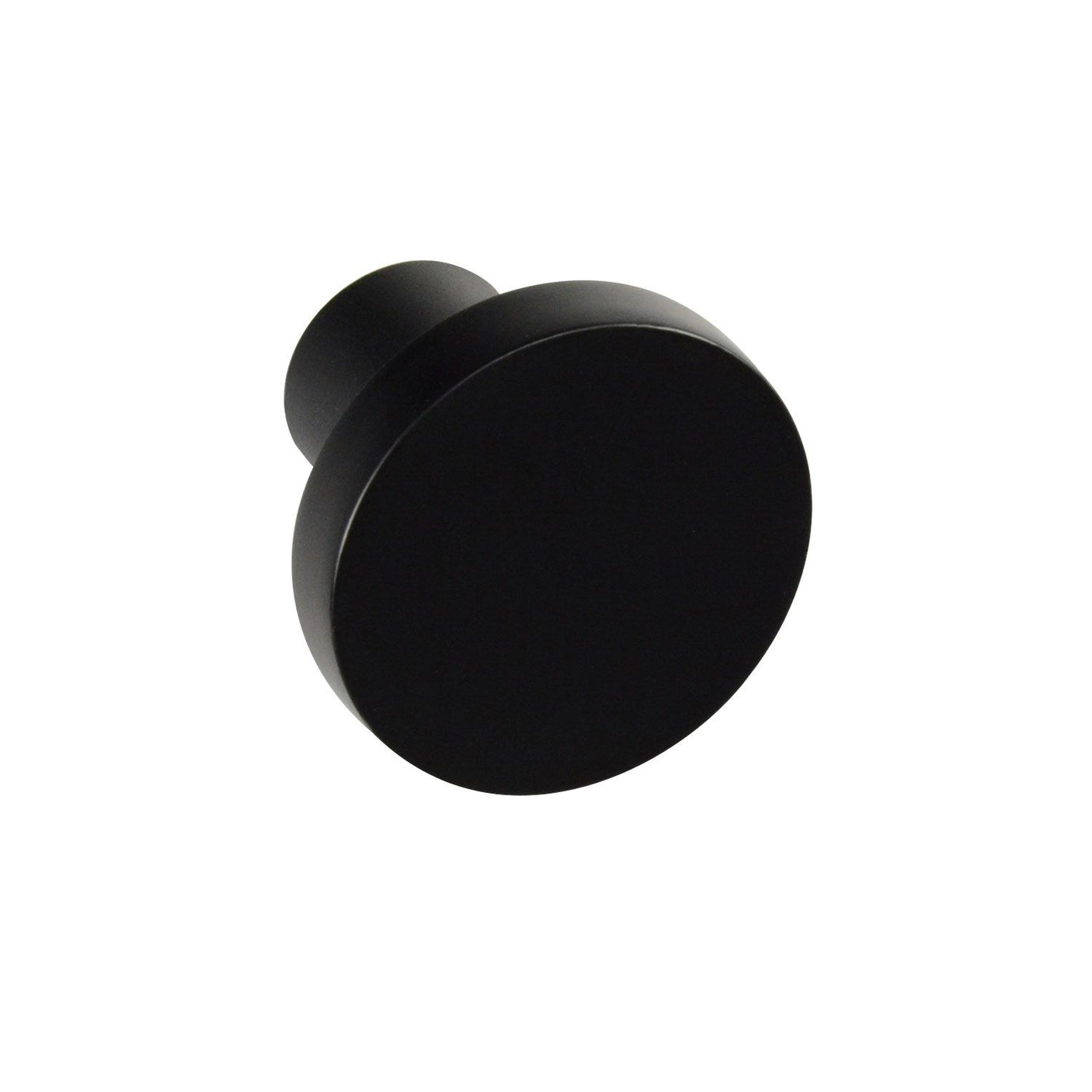 European T-Bar Matte Black Knobs and Drawer Pulls - Brass Cabinet Hardware