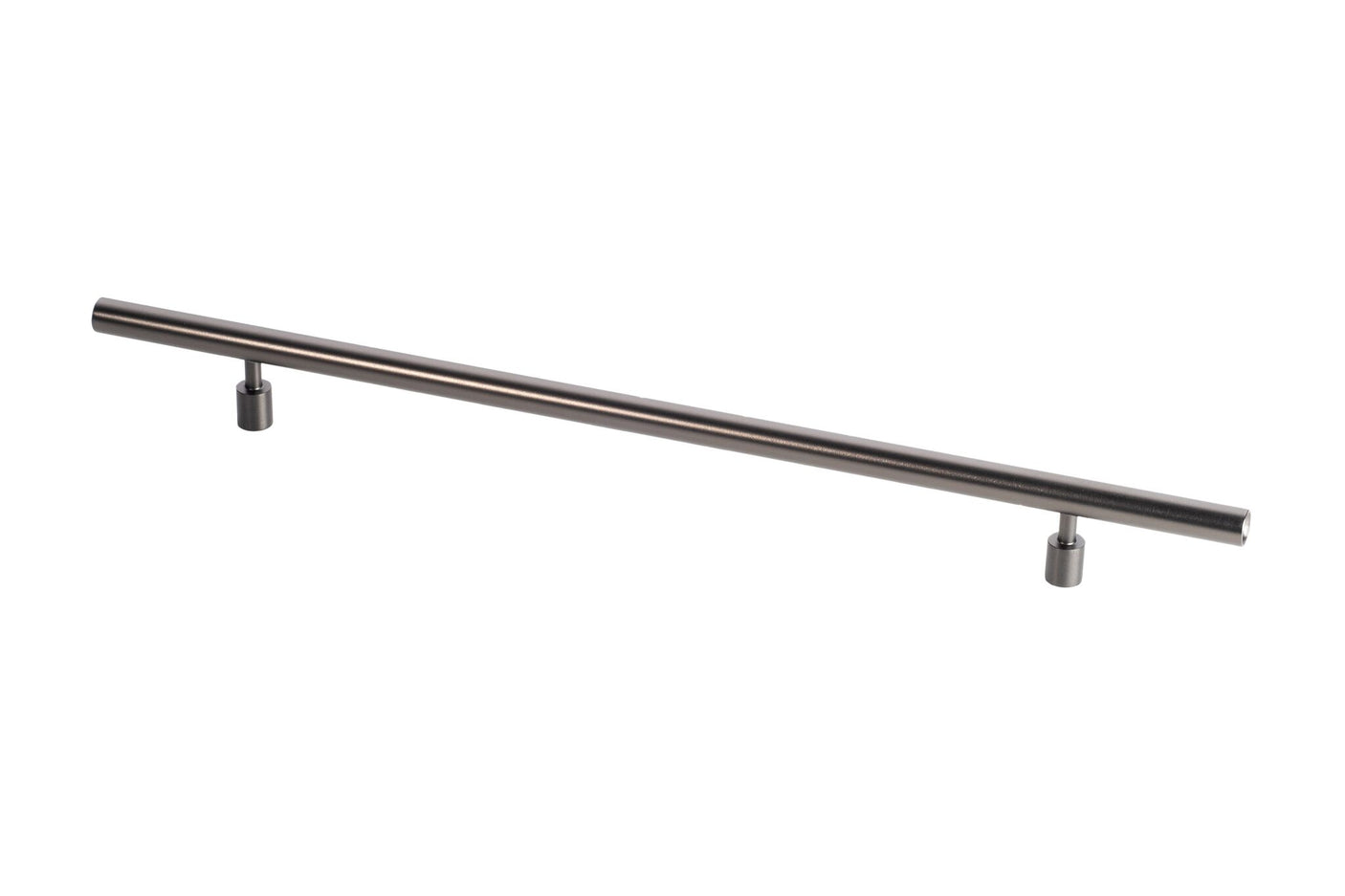 Black Stainless Steel Lew's Hardware Round Bar Series - Brass Cabinet Hardware