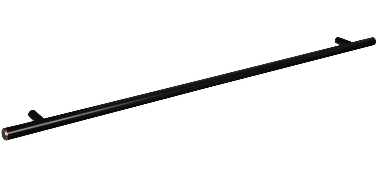 T-Bar "European" Oil-Rubbed Bronze Round Drawer Pulls and Knobs - Forge Hardware Studio