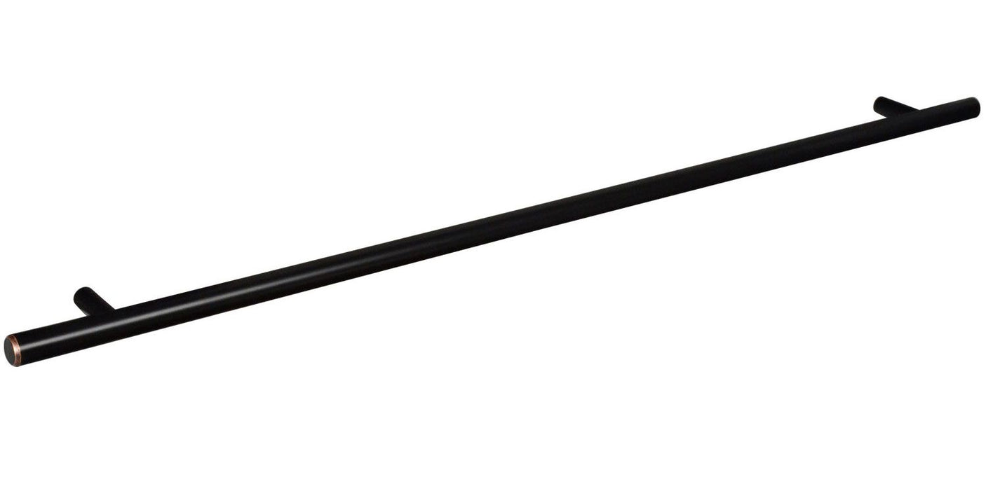 T-Bar "European" Oil-Rubbed Bronze Round Drawer Pulls and Knobs - Forge Hardware Studio