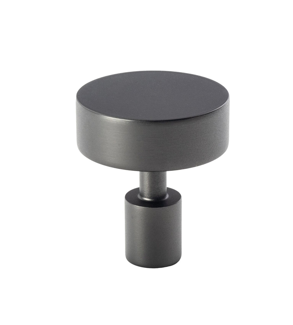 Black Stainless Steel Lew's Hardware Round Bar Series - Brass Cabinet Hardware