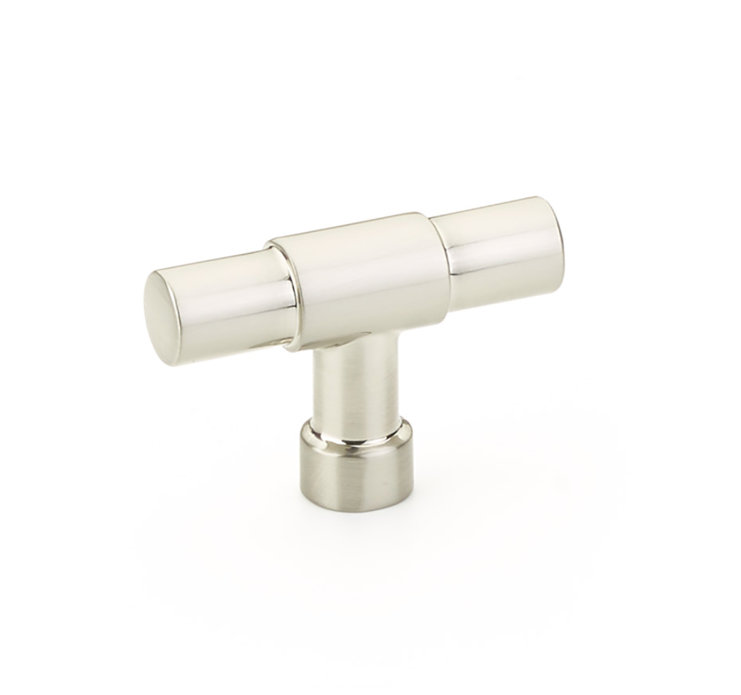 Satin Nickel "Industry" Cabinet Knobs and Drawer Pulls - Forge Hardware Studio