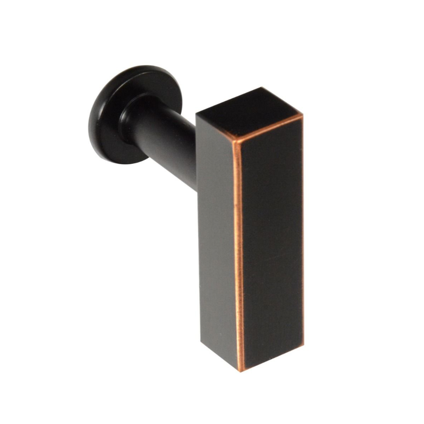 T-Bar European Bronze Cabinet Knob - Forge Hardware Studio