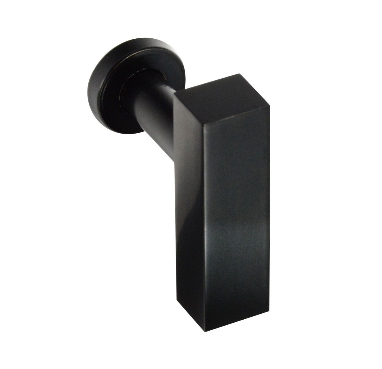 T-Bar European Matte Black Knobs and Drawer Pulls - Forge Hardware Studio