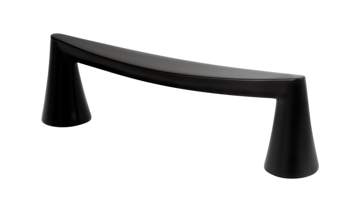 Matte Black "Core" Drawer Pulls and Knob - Forge Hardware Studio