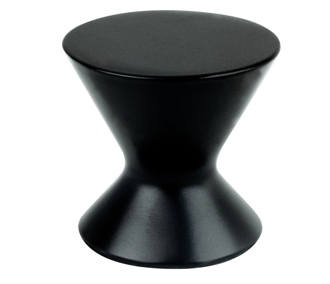 Matte Black "Core" Drawer Pulls and Knob - Forge Hardware Studio