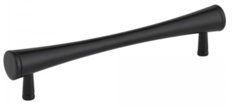 Matte Black "MCM" Mid-Century Pulls and Knob - Forge Hardware Studio