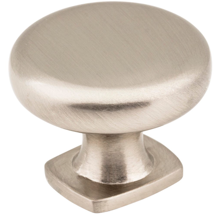 Satin Nickel “Foundry” Drawer Pulls and Cabinet Knob - Cabinet Hardware - Forge Hardware Studio