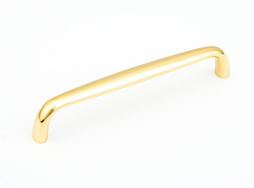 Traditional "Joy" Drawer Pulls in Polished Brass - Forge Hardware Studio